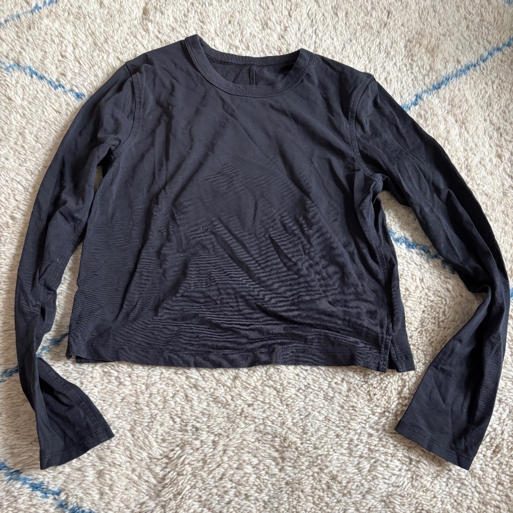 Lululemon model relaxed-fit,lounge, long sleeve shirt